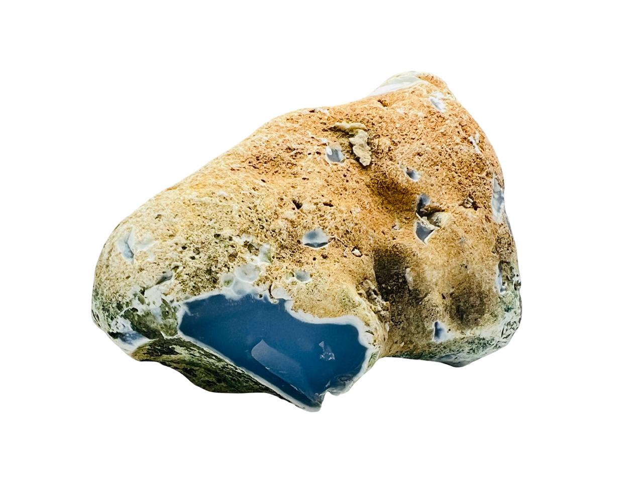 العقيق الكالسيدوني الأزرق